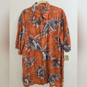 Croft and Barrow Hawaiian Shirt Xl T